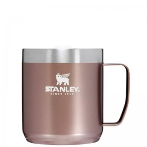 Stanley Classic Legendary Camp Mugs 12 OZ Rose | 4863-CGXFU