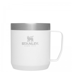 Stanley Classic Legendary Camp Mugs 12 OZ Blanche | 3219-ZVTBG