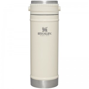 Stanley Classiche Travel Mug French Press 16 OZ Blanche | 5398-AQBNO