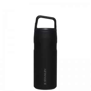 Stanley IceFlow™ Bottle with Cap and Carry+ Lid 16 OZ Noir | 6304-ITNOB