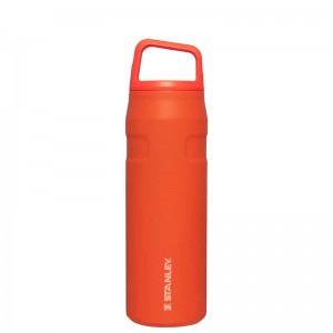 Stanley IceFlow™ Bottle with Cap and Carry+ Lid 24 OZ Orange | 5192-ORKGA