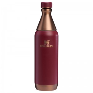 Stanley The Holiday All Day Slim Drink Bottle 20 OZ Bordeaux | 2539-EUQDO