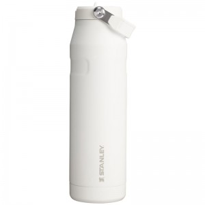 Stanley The IceFlow™ Bottle with Flip Straw Lid 36 oz Blanche | 1742-HGTMX