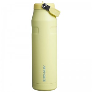 Stanley The IceFlow™ Bottle with Flip Straw Lid 36 oz Jaune | 9824-GVCAX