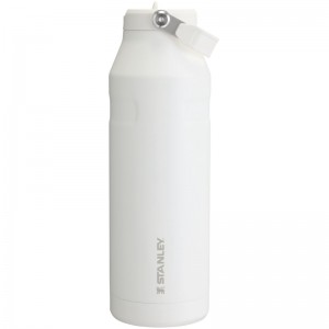 Stanley The IceFlow™ Bottle with Flip Straw Lid 50 oz Blanche | 0846-QMUTX