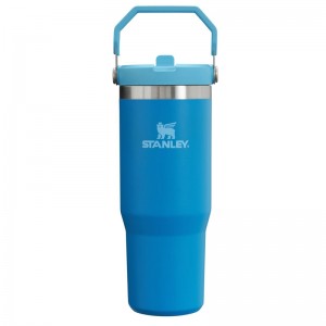 Stanley The IceFlow™ Flip Straw Tumbler 30 OZ Azur | 5321-MYTNJ