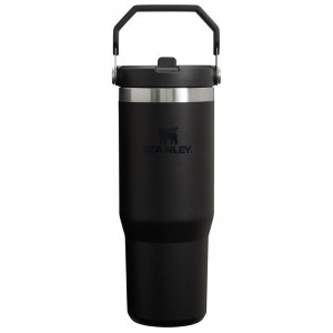 Stanley The IceFlow™ Flip Straw Tumbler 30 OZ Noir | 7628-BFCUX