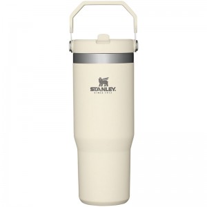 Stanley The IceFlow™ Flip Straw Tumbler 30 OZ Blanche | 6752-FQPKL