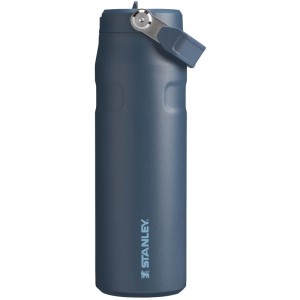 Stanley The IceFlow™ with Flip Straw Lid 24 OZ Bleu Marine | 5306-QAOIG