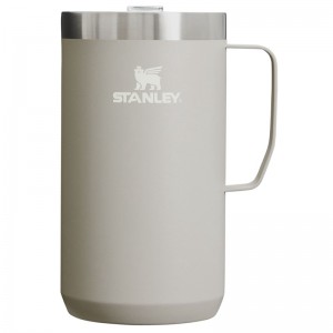 Stanley The Stay-Hot Camp Mugs 24 OZ Grise | 7536-BWQXM