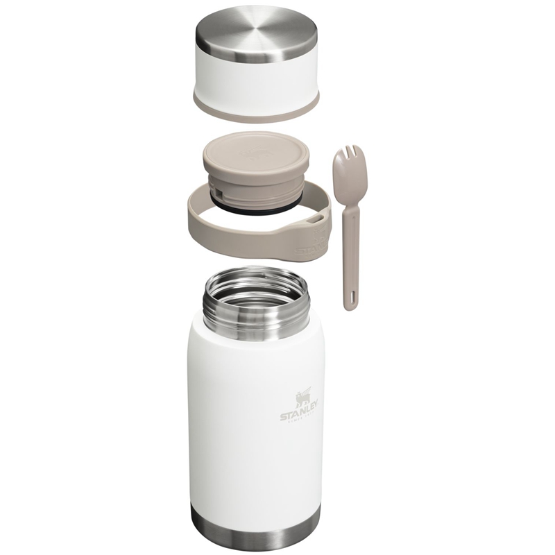 Stanley Adventure To-Go Food Jar + Spork 36 OZ Blanche | 6807-VWMBJ