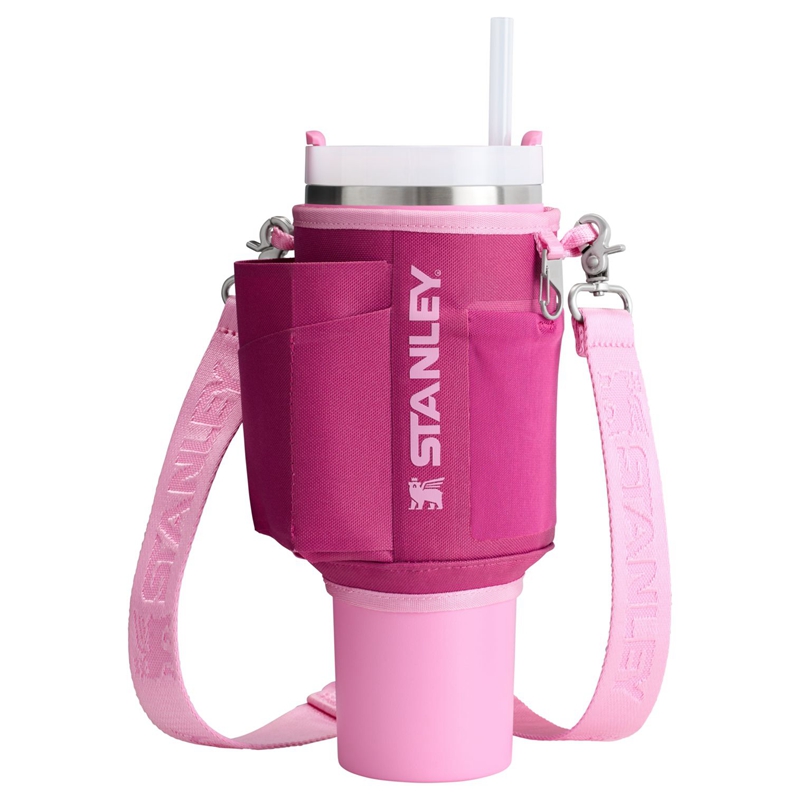 Stanley The All Day 40 OZ Quencher Carry-All Fushia | 1076-MXKRV