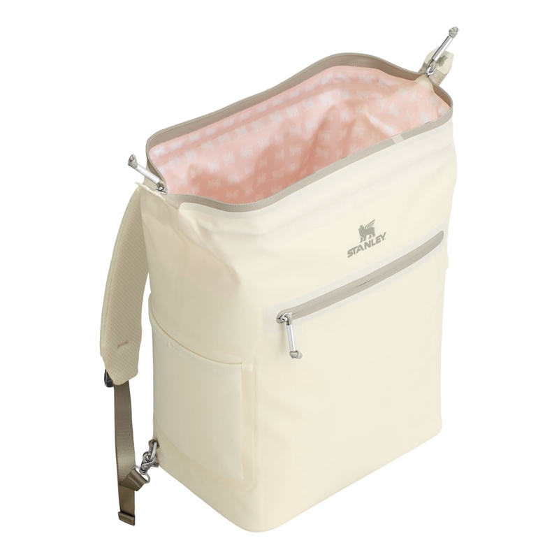 Stanley The All Day Madeleine Midi Cooler Backpack | 20 Can | 14.8 QT | 14.0 L Blanche | 1258-DYHNM