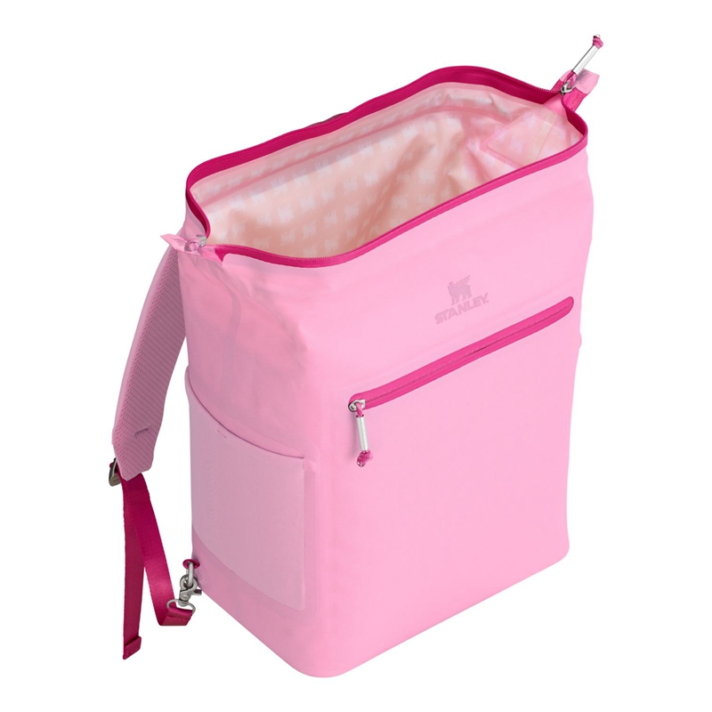 Stanley The All Day Madeleine Midi Cooler Backpack | 20 Can | 14.8 QT | 14.0 L Rose | 4215-RBWSG