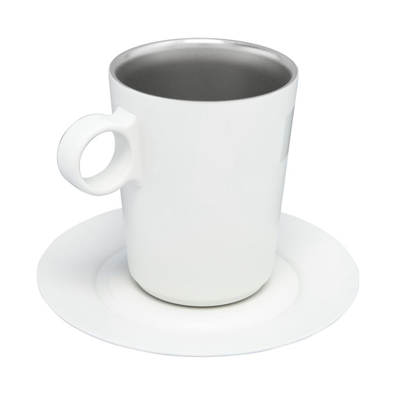 Stanley The Daybreak Café Latte Cup & Stillness Saucer Grise | 1308-NXRCU