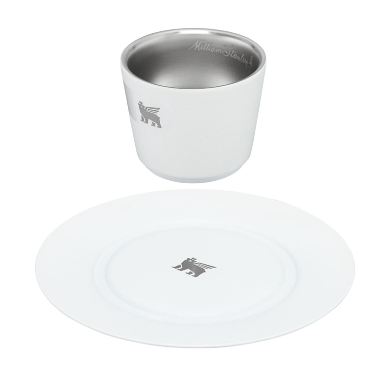 Stanley The Daybreak Demitasse Cup & Stillness Saucer Grise | 0291-SMYTA