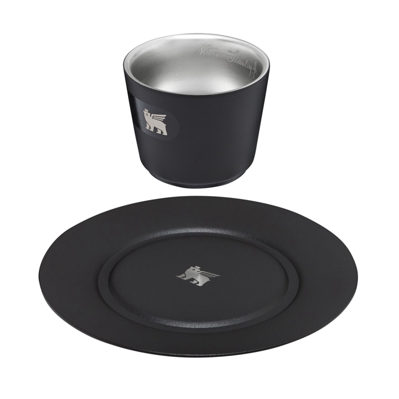 Stanley The Daybreak Demitasse Cup & Stillness Saucer Noir | 3729-TLDNX