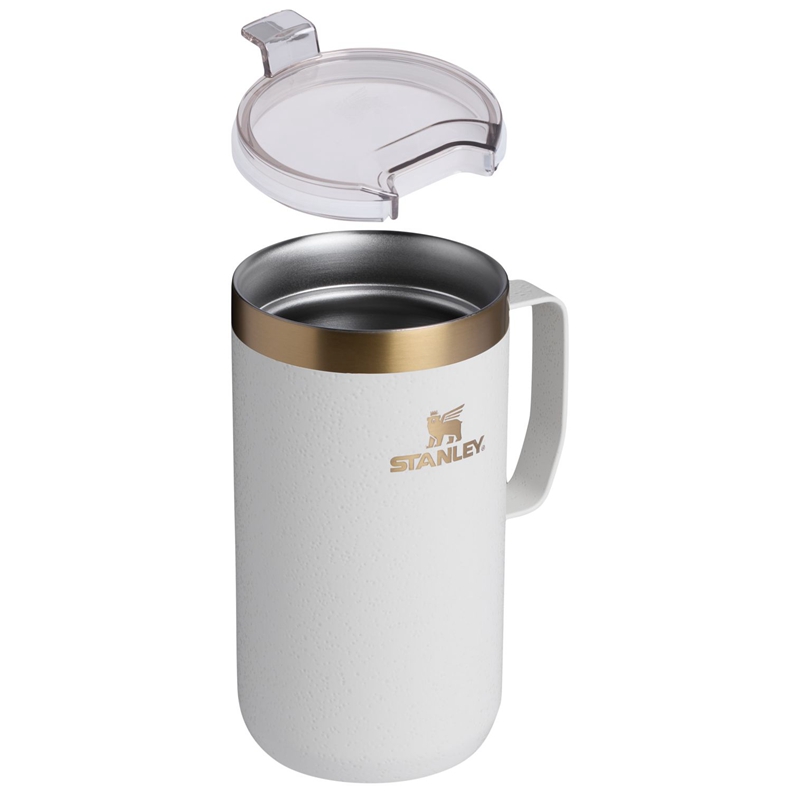 Stanley The Fall Refresh Stay Hot Camp Mugs 24 OZ Blanche | 6230-YOGQV