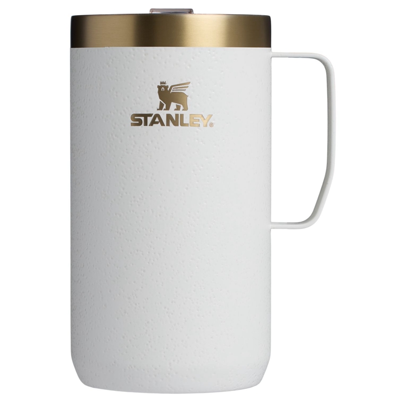 Stanley The Fall Refresh Stay Hot Camp Mugs 24 OZ Blanche | 6230-YOGQV