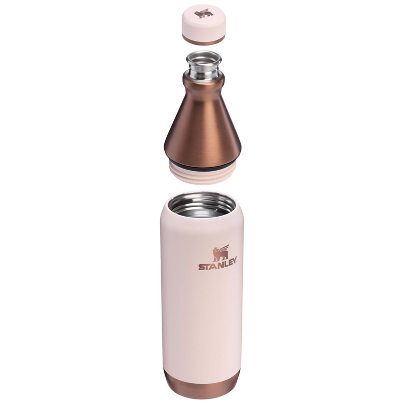 Stanley The Holiday All Day Slim Drink Bottle 20 OZ Rose Doré | 3064-SLNTA