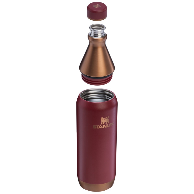 Stanley The Holiday All Day Slim Drink Bottle 20 OZ Bordeaux | 2539-EUQDO