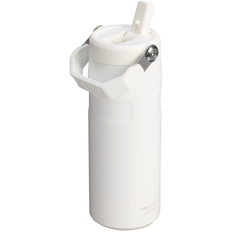 Stanley The IceFlow™ Bottle with Flip Straw Lid 16 oz Blanche | 9236-HUBZO