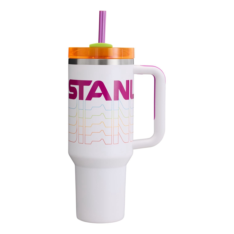 Stanley The Reverb Quencher H2.0 FlowState™ Tumbler 40 OZ Blanche | 8714-OANGX