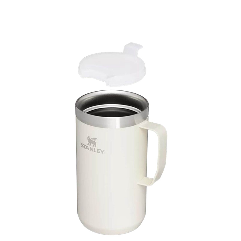 Stanley The Stay-Hot Camp Mugs 24 OZ Blanche | 3259-GYBPM