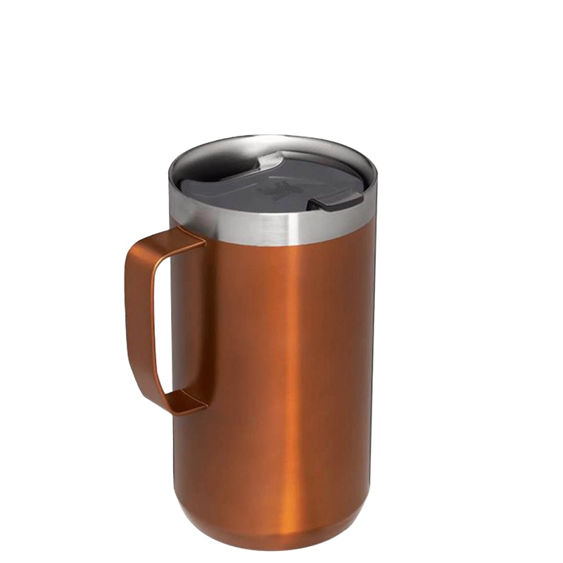 Stanley The Stay-Hot Camp Mugs 24 OZ Cuivre | 5841-YFMDK