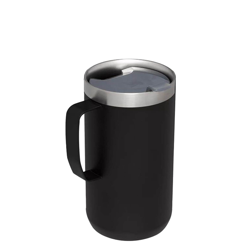 Stanley The Stay-Hot Camp Mugs 24 OZ Noir | 8652-WCYBU