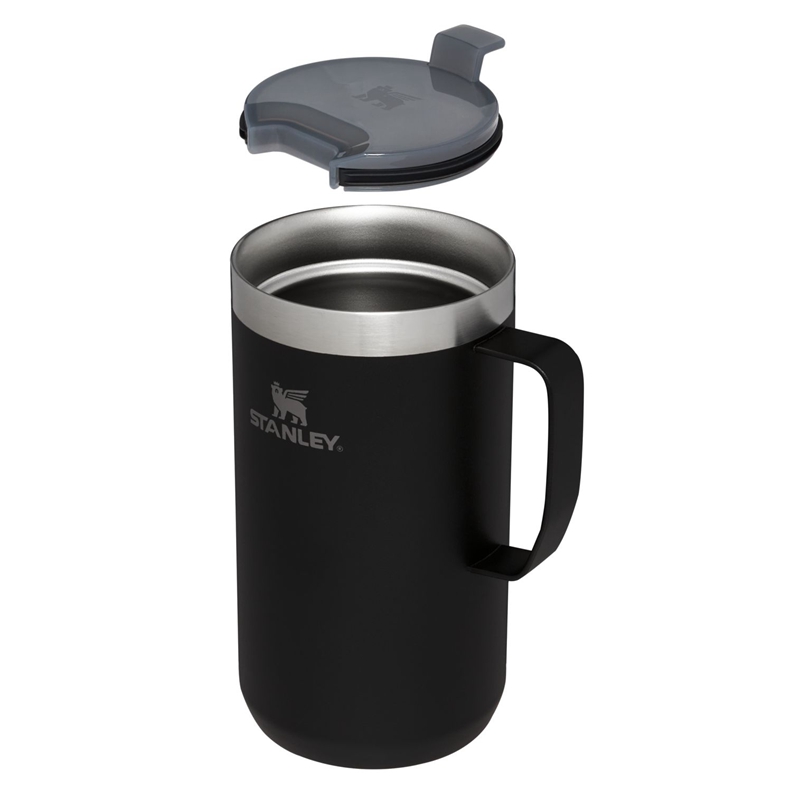 Stanley The Stay-Hot Camp Mugs 24 OZ Noir | 8652-WCYBU