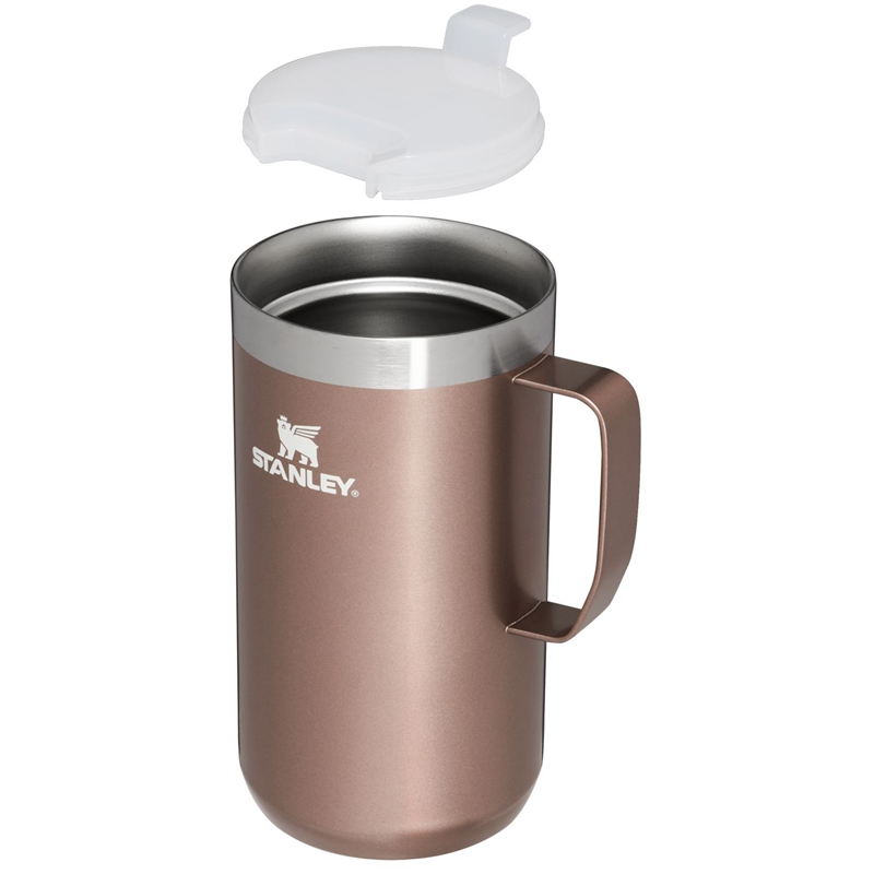 Stanley The Stay-Hot Camp Mugs 24 OZ Rose | 3824-PWJTZ