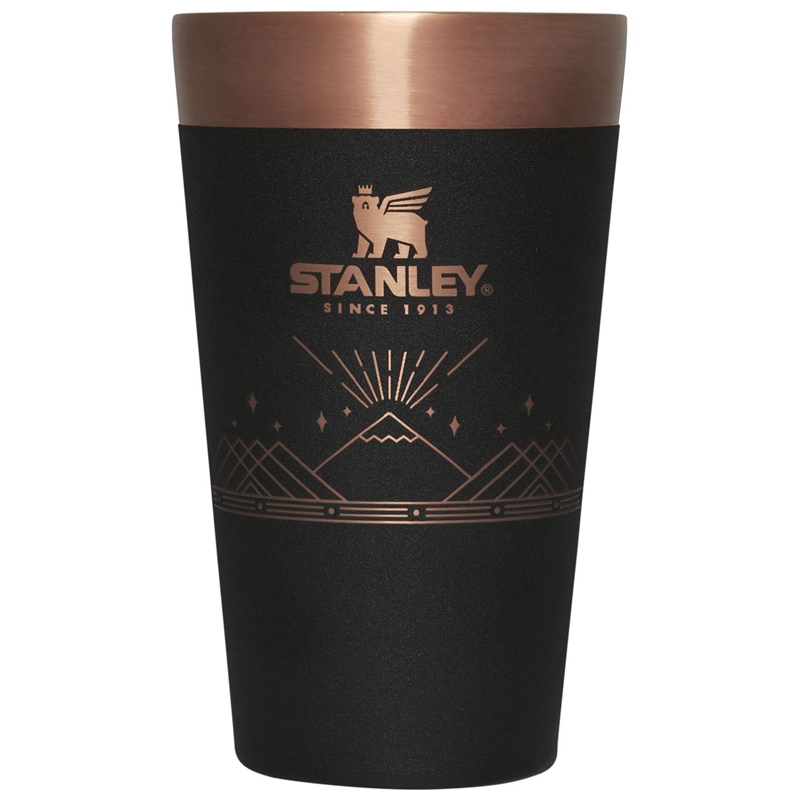 Stanley Winterscape Stacking Beer Pint 16 OZ Noir | 7482-SJDGQ